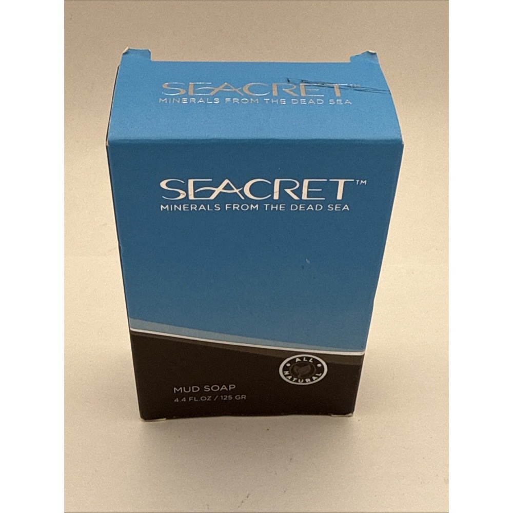Seacret Minerals From The Dead Sea Mud Bar Soap Gentle Skin Cleanser 125g=4.4oz